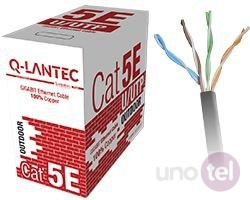 Kabel zewnętrzny UTP kat.5e PE 4x2x24AWG 305m Q-LANTEC