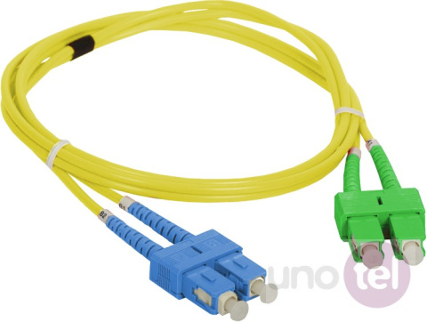 Patch cord SM SC/APC-SC duplex 9/125 1.0m FOC-SCASC-9SMD-1