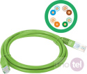 Patchcord U/UTP kat.5e PVC 0,5m zielony ALANTEC KKU5ZIE0.5