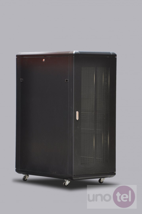 Szafa serwerowa 27U 600x1000 czarna (perforowane drzwi przód i tył) G3 Toten Szafa serwerowa 27U 600x1000 czarna (perforowane drzwi przód i tył) G3 Toten