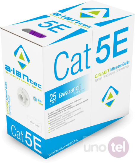 Ethernet network cable UTP category 5e 305m KIU5LSOH305PD Ethernet network cable UTP category 5e 305m KIU5LSOH305PD