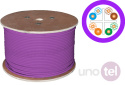 Kabel UTP kat.6 LSOH B2ca fioletowy KIU6LSOH500PB
