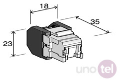 Toolless KEYSTONE Jack RJ45 Cat.6 UTP Toolless KEYSTONE Jack RJ45 Cat.6 UTP