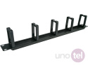 Organizator kabli 1U 19'' z przepustem szczotkowym