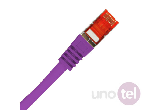 Cable patch cord S/FTP cat 6A purple 1m KKS6AFIO1.0 Cable patch cord S/FTP cat 6A purple 1m KKS6AFIO1.0
