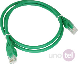 Patchcord UTP kat.6 PVC 3m zielony ALANTEC KKU6ZIE3