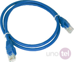 Patchcord UTP kat.6 PVC 5m niebieski ALANTEC KKU6NIE5