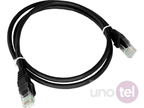 Patchcord UTP kat.6 PVC 5m czarny ALANTEC KKU6CZA5 Patchcord UTP kat.6 PVC 5m czarny ALANTEC KKU6CZA5