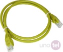 Patchord U/UTP kat.6A LSOH 0,5m żółty ALANTEC KKU6AZOL0.5