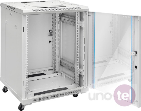 Free standing 19'' Network Cabinet 22U 600x600 gray G7.6622.9000 Free standing 19'' Network Cabinet 22U 600x600 gray G7.6622.9000