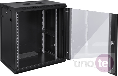 Wall Mount Network Cabinet 15U 600x450 black W.15U.450.CZ Wall Mount Network Cabinet 15U 600x450 black W.15U.450.CZ