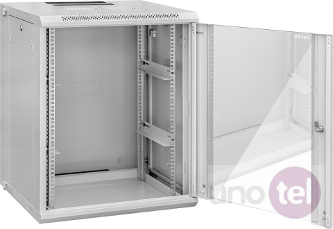 Double section wall mounted network cabinet 15U 600x550 WD.15U.550.SZ Double section wall mounted network cabinet 15U 600x550 WD.15U.550.SZ