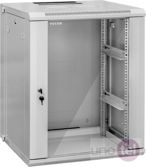 Double section wall mounted network cabinet 18U 600x600 WD.18U.600.SZ Double section wall mounted network cabinet 18U 600x600 WD.18U.600.SZ