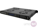 Panel wentylacyjny 19'' 1U, 4 wentylatory, cyfrowy, kolor czarny