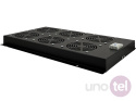 Roof ventilation panel, 6 fans with thermostat, black, for WireArte DC server cabinets