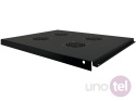 Roof ventilation panel, 4 fans, for 800x1000 network cabinets, black
