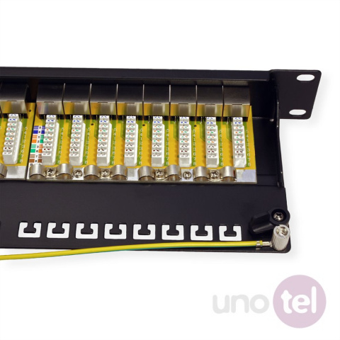 VALUE Cat.6A (Class EA) 19'' Patch Panel, 24 Ports, shielded, black 26.99.0364 VALUE Cat.6A (Class EA) 19'' Patch Panel, 24 Ports, shielded, black 26.99.0364