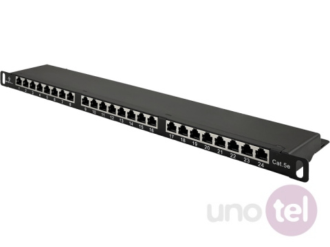 Patch panel OPTIMUM STP kat.5e 24 porty 0.5U 19'' ALANTEC Patch panel OPTIMUM STP kat.5e 24 porty 0.5U 19'' ALANTEC