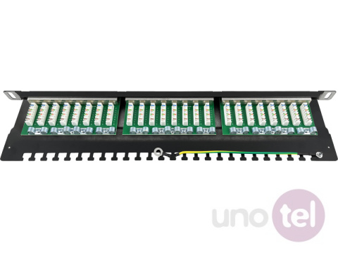 Panel krosowy STP kat.6 24 porty RJ45 0,5U Panel krosowy STP kat.6 24 porty RJ45 0,5U
