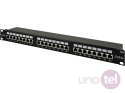 Patch panel STP kat.5e 24 porty złącza LSA 1U 19'' Q-LANTEC