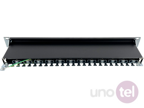24 portowy patch panel 1U 19'' klasy E 24 portowy patch panel 1U 19'' klasy E