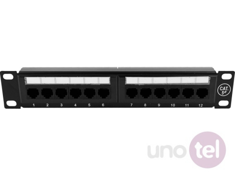 Patch panel UTP kat.5e 12 portów LSA 10'' 1U ALANTEC PK014 Patch panel UTP kat.5e 12 portów LSA 10'' 1U ALANTEC PK014