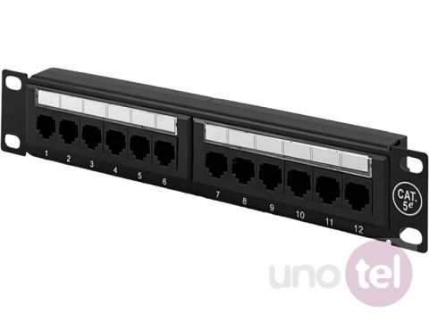 Cat.5e UTP Patch Panel 1U, 10'', 12 port PK014 Cat.5e UTP Patch Panel 1U, 10'', 12 port PK014