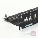 Patch panel 19'' modular 1U 24 ports with support MAXCSV-02408-C001