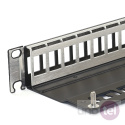 Everon® Copper Datacom VOL Patch panel 19'-inch  1 U, flat, 24 ports, black MAXCSV-02408-C001
