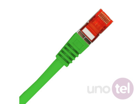 Cable patch cord FTP cat 6 green 0,25m KKS6ZIE0.25 Cable patch cord FTP cat 6 green 0,25m KKS6ZIE0.25