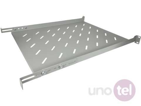 Fixed shelf 1U for 19'' network cabinets, depth 550mm, grey, 4 mounting points Fixed shelf 1U for 19'' network cabinets, depth 550mm, grey, 4 mounting points