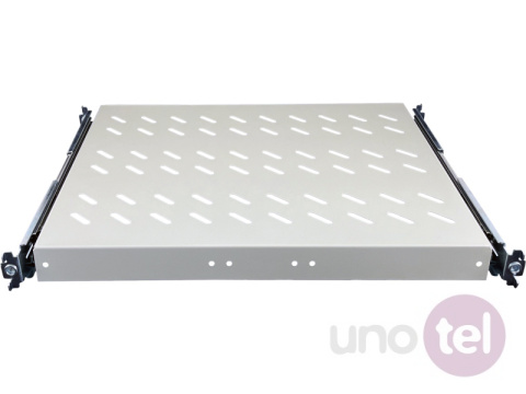 Półka wysuwana do szaf rack i serwerowych głębokość 570mm kolor szary Półka wysuwana do szaf rack i serwerowych głębokość 570mm kolor szary