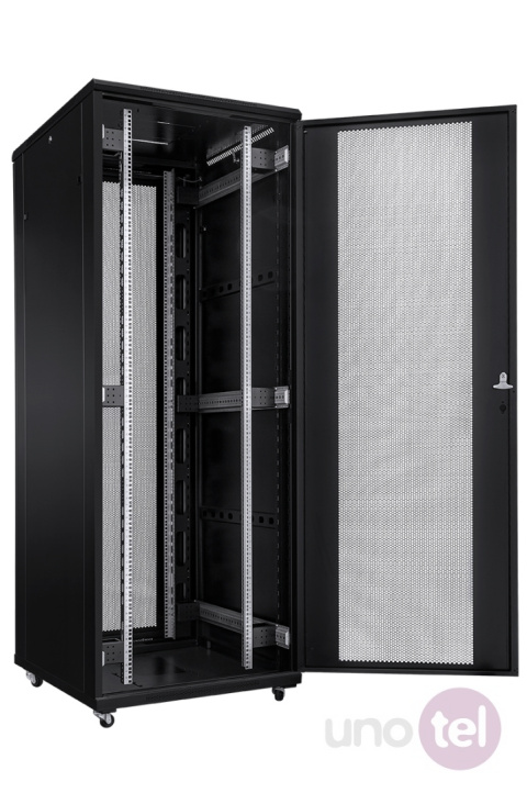 Szafa serwerowa 42U 800x1200 czarna (perforowane drzwi przód i tył) G3 Toten Szafa serwerowa 42U 800x1200 czarna (perforowane drzwi przód i tył) G3 Toten