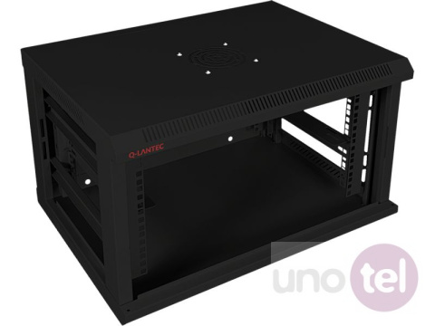 Wall mounted 19'' rack cabinet 4U black Wall mounted 19'' rack cabinet 4U black