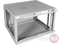 Szafa teletechniczna 6U drzwi przednie metalowe SW-6U-600-500-N-DMJ-OP-RP-B-S