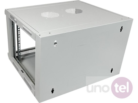 19'' szafa wisząca rack 6U 600x500 kolor szary, drzwi metalowe SW-6U-600-500-N-DMJ-OP-RP-B-S 19'' szafa wisząca rack 6U 600x500 kolor szary, drzwi metalowe SW-6U-600-500-N-DMJ-OP-RP-B-S