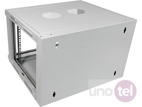 19'' szafa wisząca rack 6U 600x500 kolor szary, drzwi szklane SW-6U-600-500-N-DSJ-OP-RP-B-S 19'' szafa wisząca rack 6U 600x500 kolor szary, drzwi szklane SW-6U-600-500-N-DSJ-OP-RP-B-S