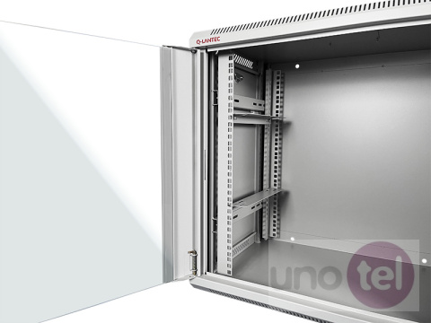Szafa wisząca rack 19'' 9U 600x450 szara drzwi szklane Q-LANTEC SW-9U-600-450-N-DSJ-OP-RP-B-S Szafa wisząca rack 19'' 9U 600x450 szara drzwi szklane Q-LANTEC SW-9U-600-450-N-DSJ-OP-RP-B-S