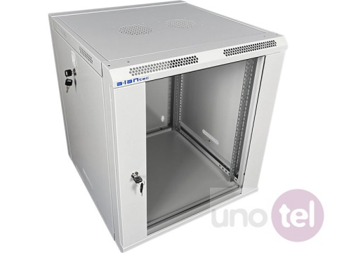 Szafa wisząca rack 9U 600x500 drzwi szklane ALANTEC SW-9U-600-500-N-DSJ-OP-RP-B-S Szafa wisząca rack 9U 600x500 drzwi szklane ALANTEC SW-9U-600-500-N-DSJ-OP-RP-B-S