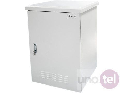 Zewnętrzna szafa wisząca rack IP55 19'' 12U 600x600 drzwi metalowe, kolor szary SZ-12U-600-600-01-S Zewnętrzna szafa wisząca rack IP55 19'' 12U 600x600 drzwi metalowe, kolor szary SZ-12U-600-600-01-S
