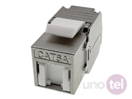 Gniazdo keystone RJ45 kat.6A STP beznarzędziowe Q-LANTEC MKB-S6A-1