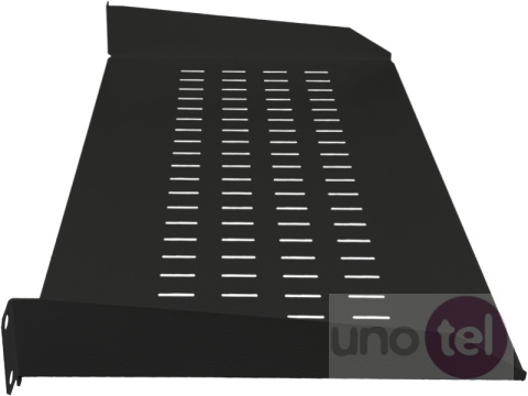 Półka stała 19'' 1U głęb. 250mm, czarna, 2 punkty mocowania Półka stała 19'' 1U głęb. 250mm, czarna, 2 punkty mocowania