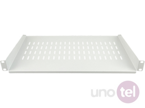 Półka stała 19'' 1U głęb. 250mm, szara, 2 punkty mocowania Półka stała 19'' 1U głęb. 250mm, szara, 2 punkty mocowania