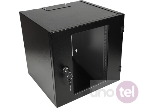 Szafa wisząca rack 10'' 6U 300mm drzwi szklane czarna ALANTEC SW-10-6U-300-N-DS-OS-C Szafa wisząca rack 10'' 6U 300mm drzwi szklane czarna ALANTEC SW-10-6U-300-N-DS-OS-C