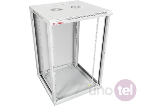 Szafa wisząca rack 19'' 15U 600x600 drzwi szklane kolor szary Szafa wisząca rack 19'' 15U 600x600 drzwi szklane kolor szary