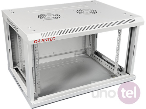 Szafa wisząca rack 19'' 4U 600x450 drzwi szklane kolor szary Szafa wisząca rack 19'' 4U 600x450 drzwi szklane kolor szary