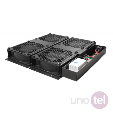 Wentylator modułowy 2 wiatraki do szaf G3/G7 TOTEN kolor czarny Wentylator modułowy 2 wiatraki do szaf G3/G7 TOTEN kolor czarny