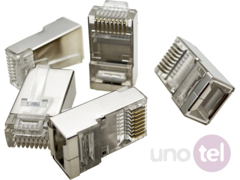 Wtyk przelotowy RJ45 STP kat.6 WT115 Wtyk przelotowy RJ45 STP kat.6 WT115