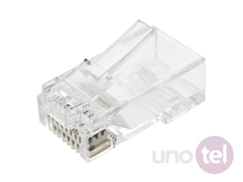 Wtyk przelotowy RJ45 UTP kat.6 WT117 Wtyk przelotowy RJ45 UTP kat.6 WT117
