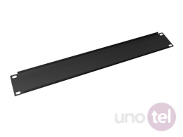 Zaślepka 19'' 1U metalowa, kolor czarny SA-Z-19-1U-C